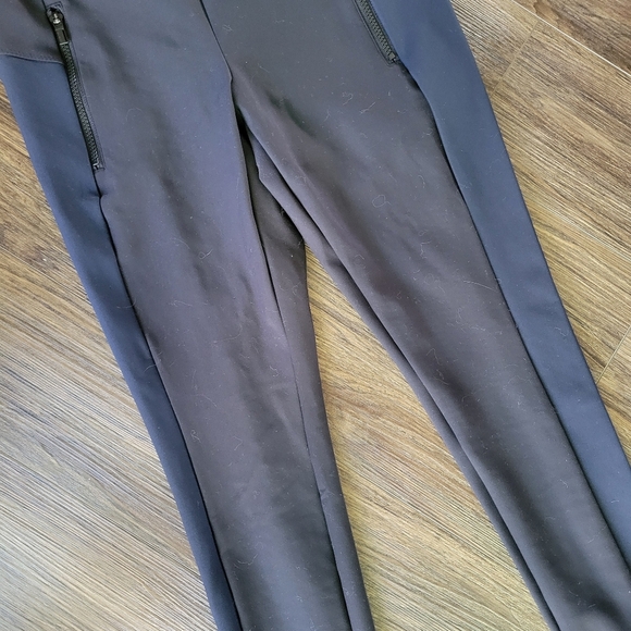 ATHLETA Stellar Tight Pants Black Blue Women's Medium Stretch Pockets - Picture 5 of 14